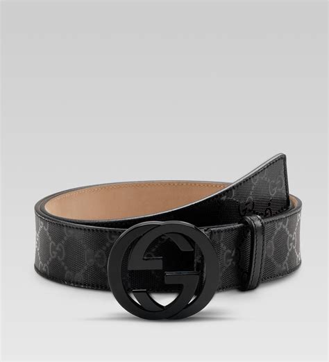 mens black gucci belt ebay|authentic men's Gucci belt sale.